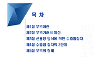 무역의 개요 및 수출입절차-2