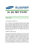 [르노삼성자기소개서] 르노삼성자동차 합격자 자기소개서예문,르노삼성자동차(자동차영업직)합격자소서샘플,르노삼성자동차(자동차영업)공채입사지원서,르노삼성자기소개서견본-1