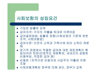 사회보장(사회보험, 연금보험, 국민연금, 건강보험, 노인장기요양보험, 산업재해보상보험, 고용보험) PPT 프레젠테이션-7