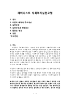 페미니스트 사회복지실천모델(개요, 이론배경, 주요개념, 실천과정, 실천방법, 평가, 결론) 보고서-1