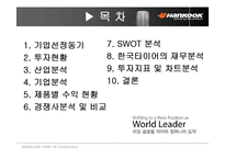 [운영관리, 기업분석]한국타이어 투자현황, 사업분석, 기업분석, SWOT분석, 재무분석, 차트분석-2