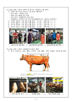 한우 전공실습(한우 사양관리 실습)-3