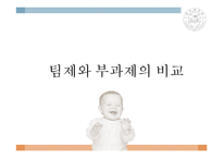 팀제와 부과제의 비교(특징 및 사례)-1