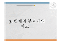 팀제와 부과제의 비교(특징 및 사례)-18