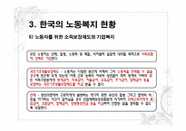 한국의 노동문제와 사회복지대책(한국의 노동복지,노동복지정책, 노동자 특성,사회적 위험)-15