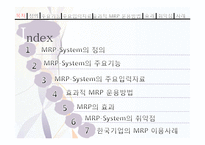 MRP와 한국기업의 MRP이용사례-2