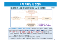 해외시장선택과 해외시장진입전략-12