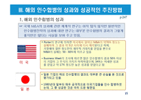해외 인수합병전략과 성공적인 추진방법-15