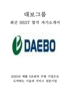대보그룹 최신 BEST 합격 자기소개서!!!!-1