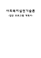 폭력 가해 청소년을 위한 집단 사회복지 실천 프로그램 계획-1