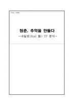 코레일 `내일로` 마케팅 조사-1
