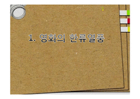 영화의 한류열풍과 영화산업 분석-3