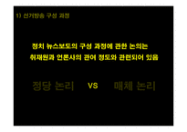 방송의 선거보도 특성 연구-2007 대통령 선거방송-4