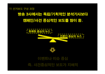 방송의 선거보도 특성 연구-2007 대통령 선거방송-18