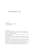 유아교육과정의 구성-1