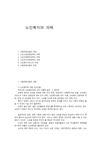 노인복지의 과제-1