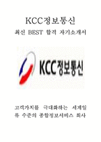 KCC정보통신 영업 최신 BEST 합격 자기소개서!!!!-1
