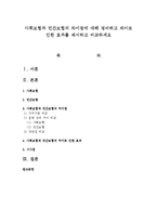 사회보험과 민간보험의 차이점에 대해 정리하고 차이로 인한 효과를 제시하고 비교하세요-1