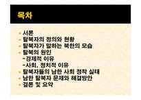 남한내 탈북자 실태와 문제점 및 해결방안-2