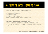 남한내 탈북자 실태와 문제점 및 해결방안-11