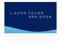 동남아의 구조조정과 개혁의 정치경제-3