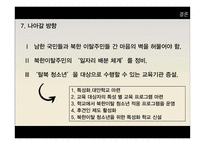 탈북자 지원정책 한계와 발전방안-17