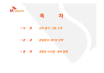 SKT의 경영전략 레포트-1