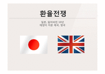 일본, 영국 환율전쟁-1