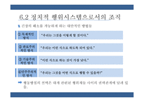 통치시스템, 정치적 행위시스템으로서의 조직 연구-10
