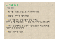 세븐 스프링스 마케팅 전략 분석-4