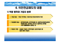 국민연금제도(국민연금급여, 연금보험료, 심사청구제도, 국민연금기금운용, 문제점, 개선방안) PPT 프레젠테이션-13