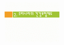 우리나라 의료보험제도(건강보험제도, 노인장기요양보험제도) PPT 프레젠테이션-9