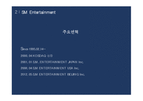 SM엔터테인먼트 vs YG엔터테인먼트 마케팅전략 비교분석과 SM,YG 기업 경영전략분석-7