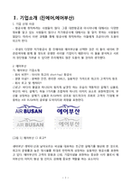 에어부산 vs 진에어 기업 재무분석과 두기업의 향후전망 분석(진에어,에어부산 재무제표 비교분석)-2