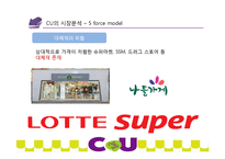 CU 편의점 기업분석과 CU 마케팅전략 제안및 CU 핵심역량분석-16
