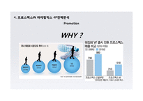프로스펙스W 마케팅 4P,STP,SWOT 전략분석과 프로스펙스W 스타마케팅사례분석및 프로스펙스W 마케팅전략 평가-19