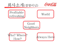 코카콜라 마케팅SWOT,STP,4P전략분석및 펩시콜라와의 비교분석및 앞으로 나아가야할방향-5