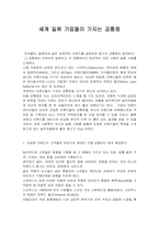 [기업브랜드]세계 일류 기업들이 가지는 공통점-1
