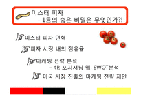 미스터피자 기업 SWOT분석및 마케팅 4P전략분석및 미스터피자 새로운 마케팅전략제안-2