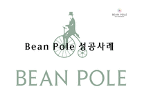 [A+ 레포트] 빈폴 마케팅 보고서[기업소개 시기별 마케팅 전략 컨셉 서브브랜드 4P 성과 등]-1