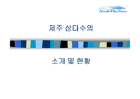중소기업 사례분석 - 제주 삼다수 기업 분석-3