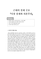 근대의 경제 구조 - 시장경제와 자본주의-1