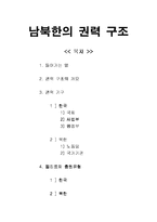 [남북한 비교 정치론] 남북한의 권력 구조-1