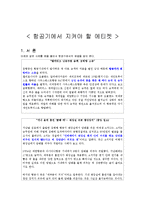 비지니스 매너론 - 항공기에서 지켜야 할 에티켓-1