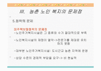 농촌지역 노인복지의 현황과 환경 및 문제점과 노인복지 개선방안-20
