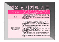 심리상담 - 아론백의 인지치료에 대해서-6