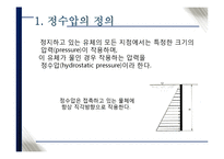 수리학 - 정수압의 측정-3