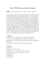 [상담심리개론] 구조적 가족치료[Structural Family Therapy]-1