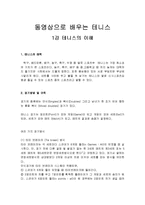 동영상으로 배우는 테니스-1