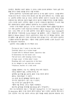 낭만주의 영시 - 19세기 낭만주의 영시에 관해서-2
